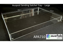 Clear Acrylic Sending Satchel Tray (Large)